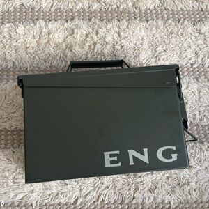 GUGULUZA Metal Ammo Can 30/50 Cal, Lockable Ammo Storage Case, Military Water